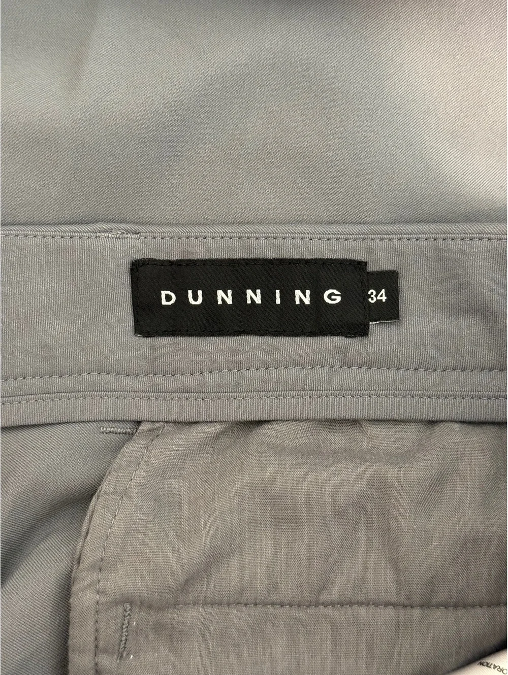 Dunning Men's Gray Performance Shorts Size 34
